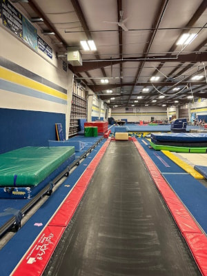 Connecticut Gymnastics Academy Trampoline Runway